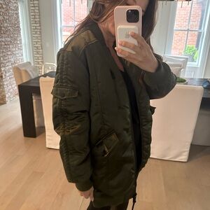 All saints Oversized Bomber Jacket